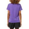 HEAD Women’s Rainbow T-Shirt – Moisture-Wicking Logo Tee with Stretch Cotton Blend for Sport and Everyday Wear(Purple)