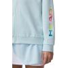 HEAD Women’s Rally Full Zip Hoodie – Performance French Terry Athletic Jacket with Moisture-Wicking Comfort(Light Blue)