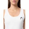HEAD Women’s Spirit II Tank Top – Performance Moisture-Wicking Athletic Tank with Sleek Tight Fit(White)