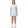 HEAD Women’s Tie-Break T-Shirt Women(Light Blue White)