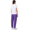 HEAD Women’s Vision T-Shirt – Performance Cotton Blend Logo Tee with Moisture-Wicking Comfort(White Purple)