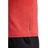 Head Men’s Apexnext Crewneck T-Shirt, Standard Fit, Midweight Stretch Flex Motion Performance Material(Poppy Red Heather)