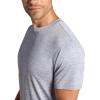Head Men’s Apexnext Crewneck T-Shirt, Standard Fit, Midweight Stretch Flex Motion Performance Material(Sleet Heather)