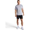 Head Men’s Apexnext Crewneck T-Shirt, Standard Fit, Midweight Stretch Flex Motion Performance Material(Sleet Heather)
