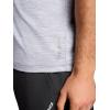 Head Men’s Apexnext Crewneck T-Shirt, Standard Fit, Midweight Stretch Flex Motion Performance Material(Sleet Heather)