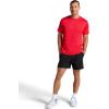 Head Men’s Apexnext Crewneck T-Shirt, Standard Fit, Midweight Stretch Flex Motion Performance Material(True Red Heather)