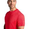 Head Men’s Apexnext Crewneck T-Shirt, Standard Fit, Midweight Stretch Flex Motion Performance Material(True Red Heather)