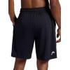 Head Men’s Buyer Power Short, Standard Fit, Lightweight and Breathable, 9” Inseam(Black Heather)