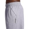 Head Men’s Buyer Power Short, Standard Fit, Lightweight and Breathable, 9” Inseam(Sleet Heather)