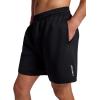 Head Men’s Deuce Short, Standard Fit, 7” Inseam, Breathable Mesh Fabric(Black)