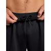 Head Men’s Deuce Short, Standard Fit, 7” Inseam, Breathable Mesh Fabric(Black)