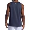 Head Men’s Doubles Hypertek Performance Scoopneck Tanktop, Relaxed Fit, Moisture-Wicking Cool Touch Material(Cool Grey)