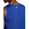 Head Men’s Doubles Hypertek Performance Scoopneck Tanktop, Relaxed Fit, Moisture-Wicking Cool Touch Material(Royal)