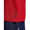 Head Men’s Doubles Hypertek Performance Scoopneck Tanktop, Relaxed Fit, Moisture-Wicking Cool Touch Material(True Red)