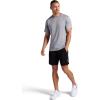 Head Men’s Elevate Essence Short, Standard Fit, 7” Inseam, Stretch Midweight Micro Pique Scuba Material(Black)