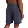 Head Men’s Elevate Essence Short, Standard Fit, 7” Inseam, Stretch Midweight Micro Pique Scuba Material(Ebony)