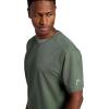 Head Men’s Elite Flex Short Sleeve Waffle Tech Crewneck T-Shirt, Relaxed Fit, Midweight Material(Duck Green)