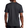 Head Men’s Elite Flex Short Sleeve Waffle Tech Crewneck T-Shirt, Relaxed Fit, Midweight Material(Ebony)