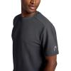 Head Men’s Elite Flex Short Sleeve Waffle Tech Crewneck T-Shirt, Relaxed Fit, Midweight Material(Ebony)