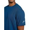 Head Men’s Elite Flex Short Sleeve Waffle Tech Crewneck T-Shirt, Relaxed Fit, Midweight Material(Poseidon)