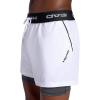 Head Men’s Endurance Short, Standard Fit, 5” Inseam, Lightweight Stretch Moisture-Wicking Material(Stark White)