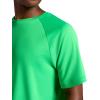 Head Men’s Flex Raglan Crewneck T-Shirt, Standard Fit, Lightweight and Breathable Grid Mesh(Andean Toucan Green)