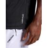 Head Men’s Flex Raglan Crewneck T-Shirt, Standard Fit, Lightweight and Breathable Grid Mesh(Black)