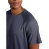 Head Men’s Flex Raglan Crewneck T-Shirt, Standard Fit, Lightweight and Breathable Grid Mesh(Cool Grey)