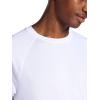Head Men’s Flex Raglan Crewneck T-Shirt, Standard Fit, Lightweight and Breathable Grid Mesh(Stark White)