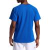 Head Men’s Flex Raglan Crewneck T-Shirt, Standard Fit, Lightweight and Breathable Grid Mesh(Supreme Blue)