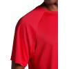 Head Men’s Flex Raglan Crewneck T-Shirt, Standard Fit, Lightweight and Breathable Grid Mesh(True Red)