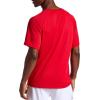 Head Men’s Flex Raglan Crewneck T-Shirt, Standard Fit, Lightweight and Breathable Grid Mesh(True Red)