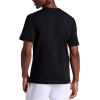 Head Men’s Graphic Crewneck T-Shirt, Standard Fit, Soft Cotton-Polyester Jersey Material(Black)