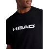 Head Men’s Graphic Crewneck T-Shirt, Standard Fit, Soft Cotton-Polyester Jersey Material(Black)