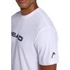 Head Men’s Graphic Crewneck T-Shirt, Standard Fit, Soft Cotton-Polyester Jersey Material(Stark White)