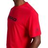Head Men’s Graphic Crewneck T-Shirt, Standard Fit, Soft Cotton-Polyester Jersey Material(True Red)