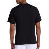 Head Men’s Graphic Crewneck T-Shirt, Standard Fit, Soft Midweight Cotton-Polyester Material(Black-logo)