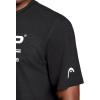 Head Men’s Graphic Crewneck T-Shirt, Standard Fit, Soft Midweight Cotton-Polyester Material(Black-tennis Club)