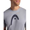 Head Men’s Graphic Crewneck T-Shirt, Standard Fit, Soft Midweight Cotton-Polyester Material(Sleet-logo)