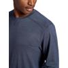 Head Men’s Guard Long Sleeve Crewneck Top, Relaxed Fit, Stretch Midweight Material(Cool Grey Heather)
