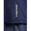 Head Men’s Guard Long Sleeve Crewneck Top, Relaxed Fit, Stretch Midweight Material(Navy Heather)