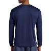 Head Men’s Guard Long Sleeve Crewneck Top, Relaxed Fit, Stretch Midweight Material(Navy Heather)