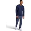 Head Men’s Guard Long Sleeve Crewneck Top, Relaxed Fit, Stretch Midweight Material(Navy Heather)