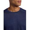 Head Men’s Guard Long Sleeve Crewneck Top, Relaxed Fit, Stretch Midweight Material(Navy Heather)