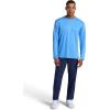 Head Men’s Guard Long Sleeve Crewneck Top, Relaxed Fit, Stretch Midweight Material(Sky Heather)