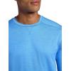 Head Men’s Guard Long Sleeve Crewneck Top, Relaxed Fit, Stretch Midweight Material(Sky Heather)