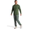 Head Men’s Guard Long Sleeve Crewneck Top, Relaxed Fit, Stretch Midweight Material(Swiss Army Green Heather)
