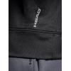 Head Men’s Heat French Terry Crewneck Long Sleeve Top, Standard Fit, Midweight Material(Black)
