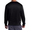 Head Men’s Heat French Terry Crewneck Long Sleeve Top, Standard Fit, Midweight Material(Black)