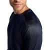 Head Men’s Heat French Terry Crewneck Long Sleeve Top, Standard Fit, Midweight Material(Navy Heather)